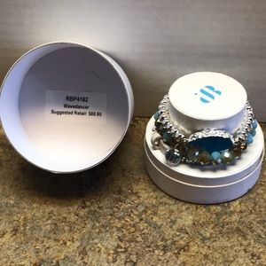 Ring bomb party stacked bracelet